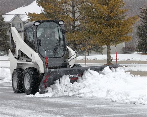 skid steer plowing|snowex plows for skid steers.